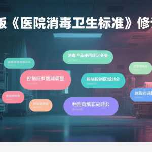 2025版《医院消毒卫生标准》，修订了哪些内容？需重点关注
